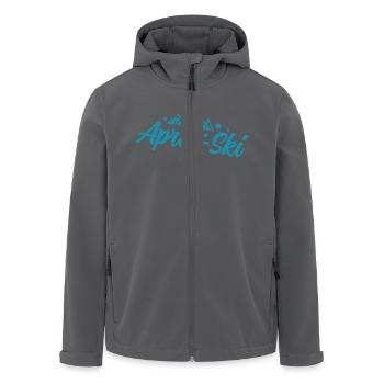 apres ski - Recycelte Männer Softshell-Jacke von Stanley/Stella - Anthrazit - Vorne - AI Model Male 185 light (185cm)