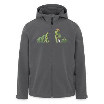 Evolution Gärtnern Gärtnern Gärtnern Gärtnern - Recycelte Männer Softshell-Jacke von Stanley/Stella - Anthrazit - Vorne - AI Model Male 185 light (185cm)