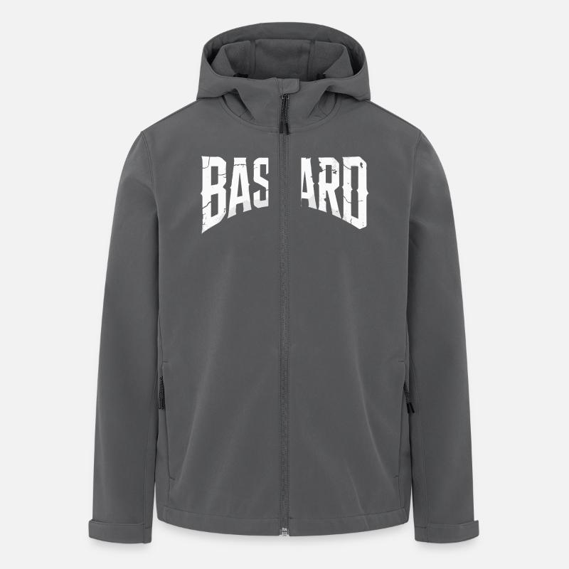 BASTARD - Recycelte Männer Softshell-Jacke von Stanley/Stella - Anthrazit