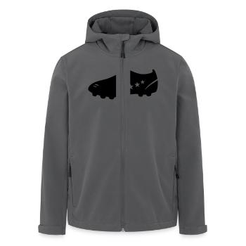 Fußball - Fussball - Recycelte Männer Softshell-Jacke von Stanley/Stella - Anthrazit - Vorne - AI Model Male 185 light (185cm)