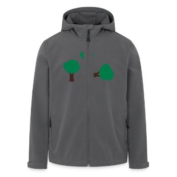 Baum - Recycelte Männer Softshell-Jacke von Stanley/Stella - Anthrazit - Vorne - AI Model Male 185 light (185cm)