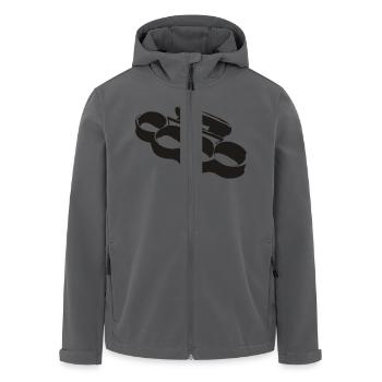 schlagring - Recycelte Männer Softshell-Jacke von Stanley/Stella - Anthrazit - Vorne - AI Model Male 185 light (185cm)