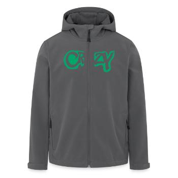 crazy - Recycelte Männer Softshell-Jacke von Stanley/Stella - Anthrazit - Vorne - AI Model Male 185 light (185cm)