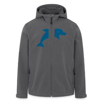 delphins - Recycelte Männer Softshell-Jacke von Stanley/Stella - Anthrazit - Vorne - AI Model Male 185 light (185cm)