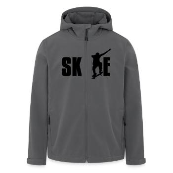 skate - Recycelte Männer Softshell-Jacke von Stanley/Stella - Anthrazit - Vorne - AI Model Male 185 light (185cm)