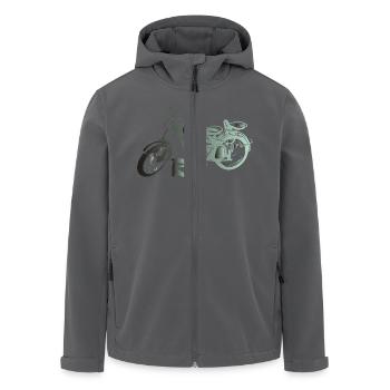 MZ RT - Recycelte Männer Softshell-Jacke von Stanley/Stella - Anthrazit - Vorne - AI Model Male 185 light (185cm)