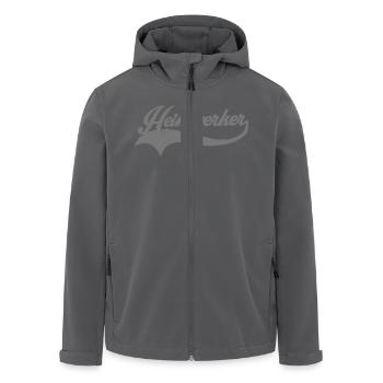Heimwerker - Recycelte Männer Softshell-Jacke von Stanley/Stella - Anthrazit - Vorne - AI Model Male 185 light (185cm)