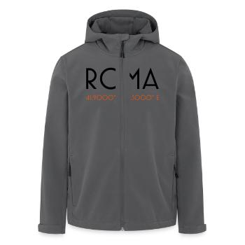 roma coordinates rome - Recycelte Männer Softshell-Jacke von Stanley/Stella - Anthrazit - Vorne - AI Model Male 185 light (185cm)