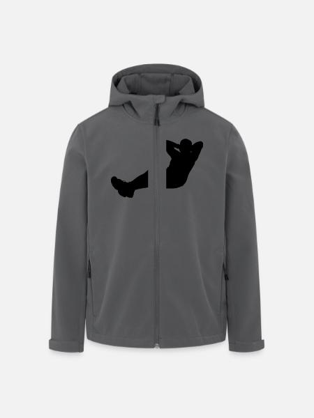 sit up sport - Recycelte Männer Softshell-Jacke von Stanley/Stella - Anthrazit