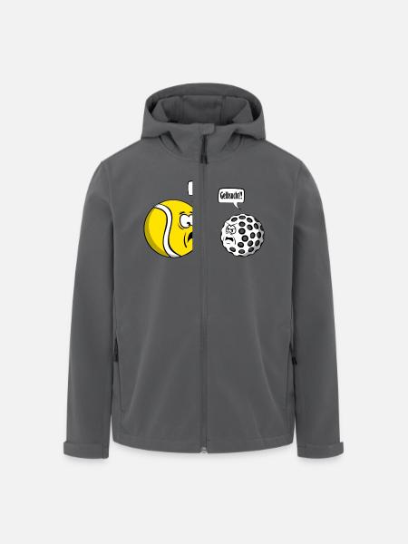 Tennis vs Golf - Recycelte Männer Softshell-Jacke von Stanley/Stella - Anthrazit