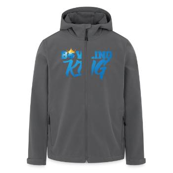 Bowling / Bowler: Bowling King - Recycelte Männer Softshell-Jacke von Stanley/Stella - Anthrazit - Vorne - AI Model Male 185 light (185cm)