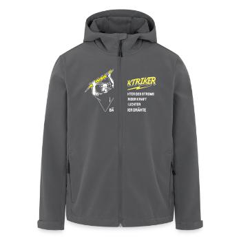 Elektriker Elektroniker Elektrotechniker Wächter - Recycelte Männer Softshell-Jacke von Stanley/Stella - Anthrazit - Vorne - AI Model Male 185 light (185cm)
