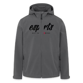 esports - not just gaming - Recycelte Männer Softshell-Jacke von Stanley/Stella - Anthrazit - Vorne - AI Model Male 185 light (185cm)