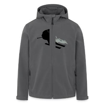 skier ski - Recycelte Männer Softshell-Jacke von Stanley/Stella - Anthrazit - Vorne - AI Model Male 185 light (185cm)
