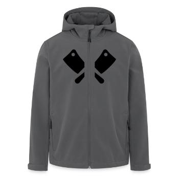 Butcher Knifes - Recycelte Männer Softshell-Jacke von Stanley/Stella - Anthrazit - Vorne - AI Model Male 185 light (185cm)