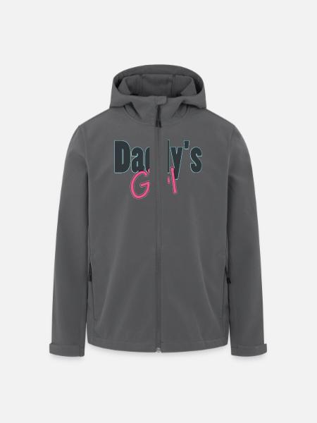 daddy's girl - Recycelte Männer Softshell-Jacke von Stanley/Stella - Anthrazit