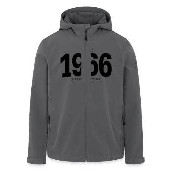 EST. 1966 Nineteen Sixty Six - Recycelte Männer Softshell-Jacke von Stanley/Stella - Anthrazit - Vorne - AI Model Male 185 light (185cm)