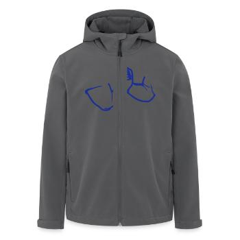 Armdrücken Arm Eisen logo2 - Recycelte Männer Softshell-Jacke von Stanley/Stella - Anthrazit - Vorne - AI Model Male 185 light (185cm)