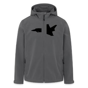 EF2000 Typhoon - Recycelte Männer Softshell-Jacke von Stanley/Stella - Anthrazit - Vorne - AI Model Male 185 light (185cm)