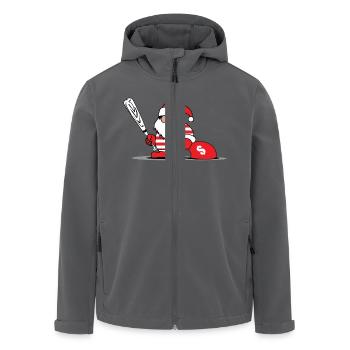 Santa Claus - Recycelte Männer Softshell-Jacke von Stanley/Stella - Anthrazit - Vorne - AI Model Male 185 light (185cm)