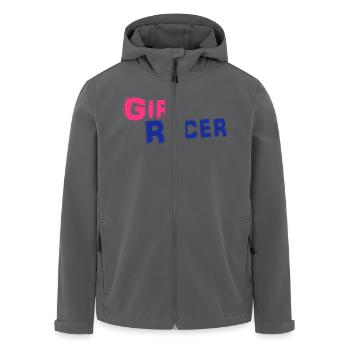 girl racer - Recycelte Männer Softshell-Jacke von Stanley/Stella - Anthrazit - Vorne - AI Model Male 185 light (185cm)