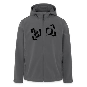 BRO Stamp - Recycelte Männer Softshell-Jacke von Stanley/Stella - Anthrazit - Vorne - AI Model Male 185 light (185cm)