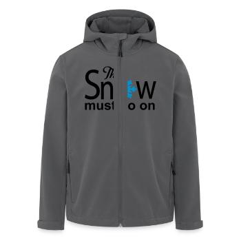 Ski - Recycelte Männer Softshell-Jacke von Stanley/Stella - Anthrazit - Vorne - AI Model Male 185 light (185cm)