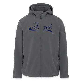 Freunde - Recycelte Männer Softshell-Jacke von Stanley/Stella - Anthrazit - Vorne - AI Model Male 185 light (185cm)