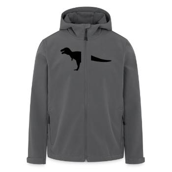 dino - Recycelte Männer Softshell-Jacke von Stanley/Stella - Anthrazit - Vorne - AI Model Male 185 light (185cm)