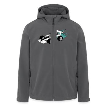 Formula Race car - Recycelte Männer Softshell-Jacke von Stanley/Stella - Anthrazit - Vorne - AI Model Male 185 light (185cm)