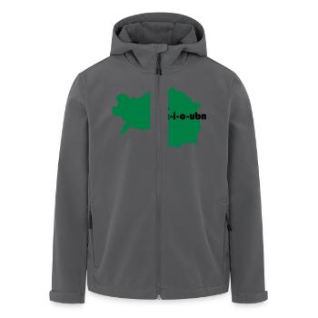 Leoben - AEIOU Steiermark Geschenk Shirt - Recycelte Männer Softshell-Jacke von Stanley/Stella - Anthrazit - Vorne - AI Model Male 185 light (185cm)