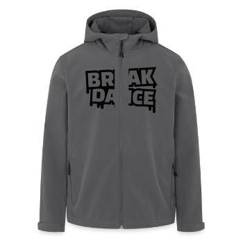 Breakdance - Recycelte Männer Softshell-Jacke von Stanley/Stella - Anthrazit - Vorne - AI Model Male 185 light (185cm)