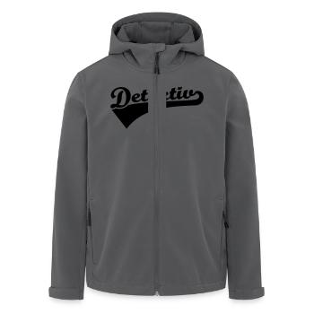 Detektiv - Recycelte Männer Softshell-Jacke von Stanley/Stella - Anthrazit - Vorne - AI Model Male 185 light (185cm)
