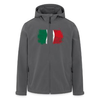 Mexico Flag - Recycelte Männer Softshell-Jacke von Stanley/Stella - Anthrazit - Vorne - AI Model Male 185 light (185cm)