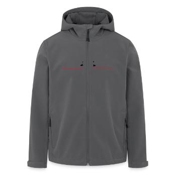 Weihnachten - Weihnachtsbaum - Recycelte Männer Softshell-Jacke von Stanley/Stella - Anthrazit - Vorne - AI Model Male 185 light (185cm)