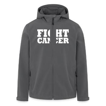 Fight cancer - Recycelte Männer Softshell-Jacke von Stanley/Stella - Anthrazit - Vorne - AI Model Male 185 light (185cm)