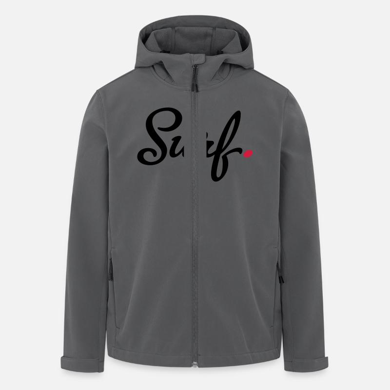 surf - Recycelte Männer Softshell-Jacke von Stanley/Stella - Anthrazit