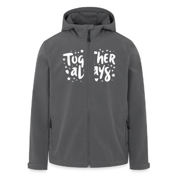 Immer zusammen - Recycelte Männer Softshell-Jacke von Stanley/Stella - Anthrazit - Vorne - AI Model Male 185 light (185cm)