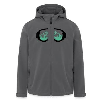Skibrille - Recycelte Männer Softshell-Jacke von Stanley/Stella - Anthrazit - Vorne - AI Model Male 185 light (185cm)