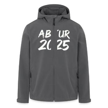 Abitur 2025 - Recycelte Männer Softshell-Jacke von Stanley/Stella - Anthrazit - Vorne - AI Model Male 185 light (185cm)