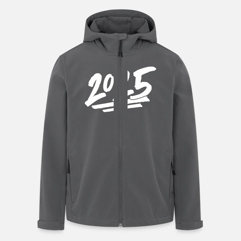 2025 Jahr - Recycelte Männer Softshell-Jacke von Stanley/Stella - Anthrazit