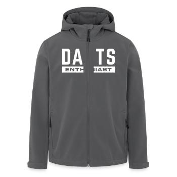 Dartboard Dartpfeile Geschenk Spruch Darts Sport - Recycelte Männer Softshell-Jacke von Stanley/Stella - Anthrazit - Vorne - AI Model Male 185 light (185cm)