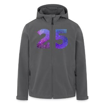 Galaxie Nummer 25 - Recycelte Männer Softshell-Jacke von Stanley/Stella - Anthrazit - Vorne - AI Model Male 185 light (185cm)