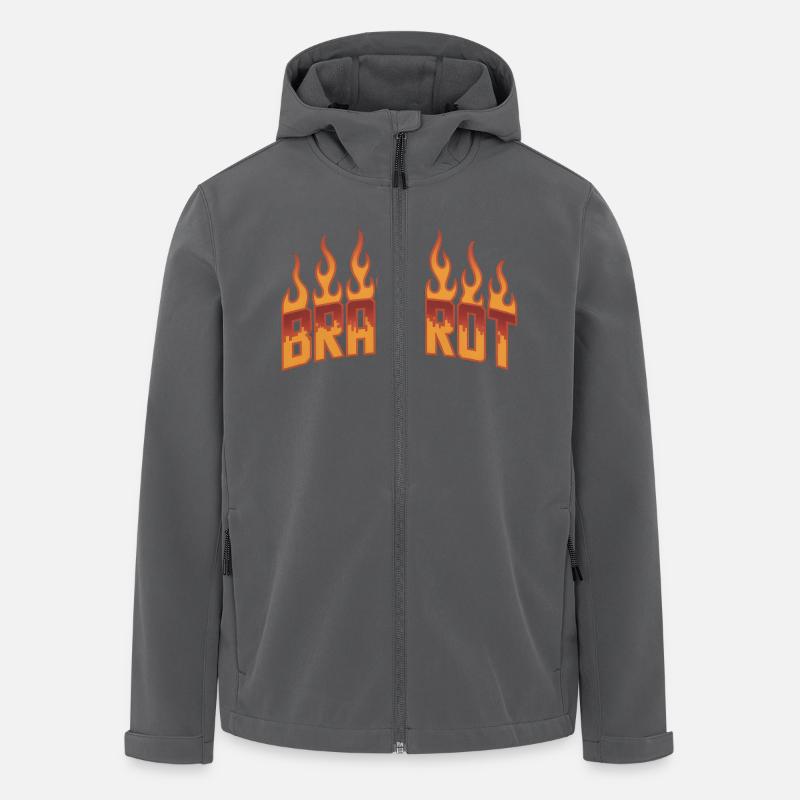 Brainrot - Lustige Skibidi Memes - Recycelte Männer Softshell-Jacke von Stanley/Stella - Anthrazit