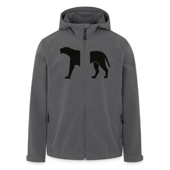 panther animal - Recycelte Männer Softshell-Jacke von Stanley/Stella - Anthrazit - Vorne - AI Model Male 185 light (185cm)