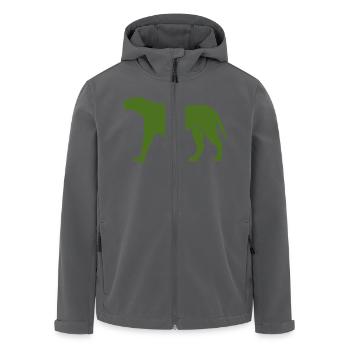 panther animal - Recycelte Männer Softshell-Jacke von Stanley/Stella - Anthrazit - Vorne - AI Model Male 185 light (185cm)
