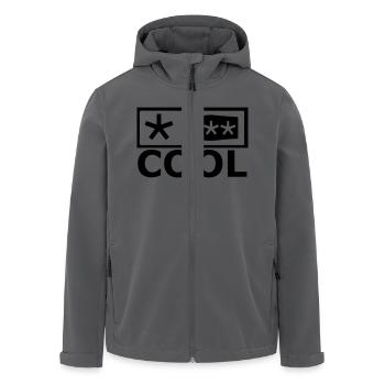 Kühlschrank - Recycelte Männer Softshell-Jacke von Stanley/Stella - Anthrazit - Vorne - AI Model Male 185 light (185cm)