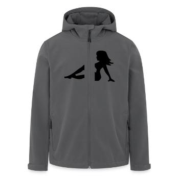 Sexy Mädchen - Recycelte Männer Softshell-Jacke von Stanley/Stella - Anthrazit - Vorne - AI Model Male 185 light (185cm)