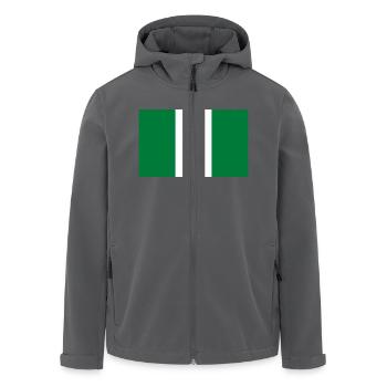 Nigeria - Recycelte Männer Softshell-Jacke von Stanley/Stella - Anthrazit - Vorne - AI Model Male 185 light (185cm)