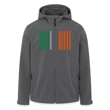 Irland - Recycelte Männer Softshell-Jacke von Stanley/Stella - Anthrazit - Vorne - AI Model Male 185 light (185cm)
